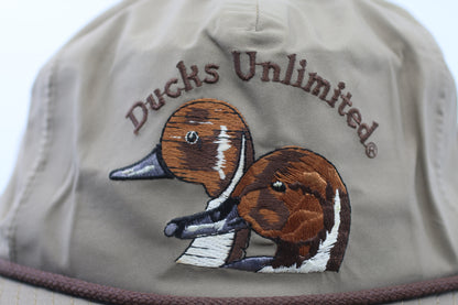 Ducks Unlimited Gore-Tex Vintage Rope Hat Waterfowl Duck Hunting Snapback