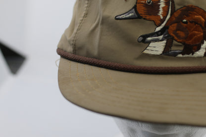 Ducks Unlimited Gore-Tex Vintage Rope Hat Waterfowl Duck Hunting Snapback