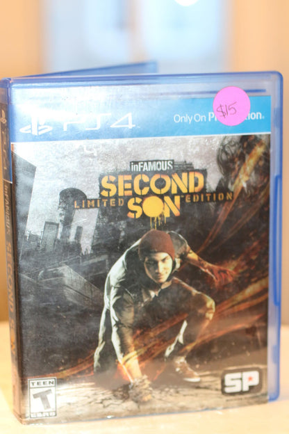 inFamous: Second Son -- Limited Edition & Inserts Included (PlayStation 4, 2014)
