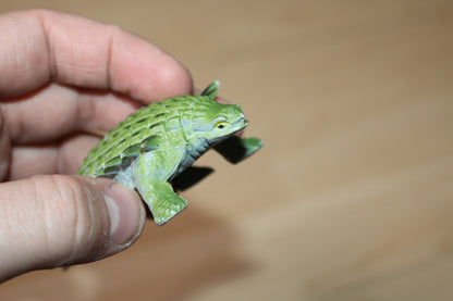 Vintage Larami Plastic Dinosaur Dino - Ankylosaurus Toy Figure C156