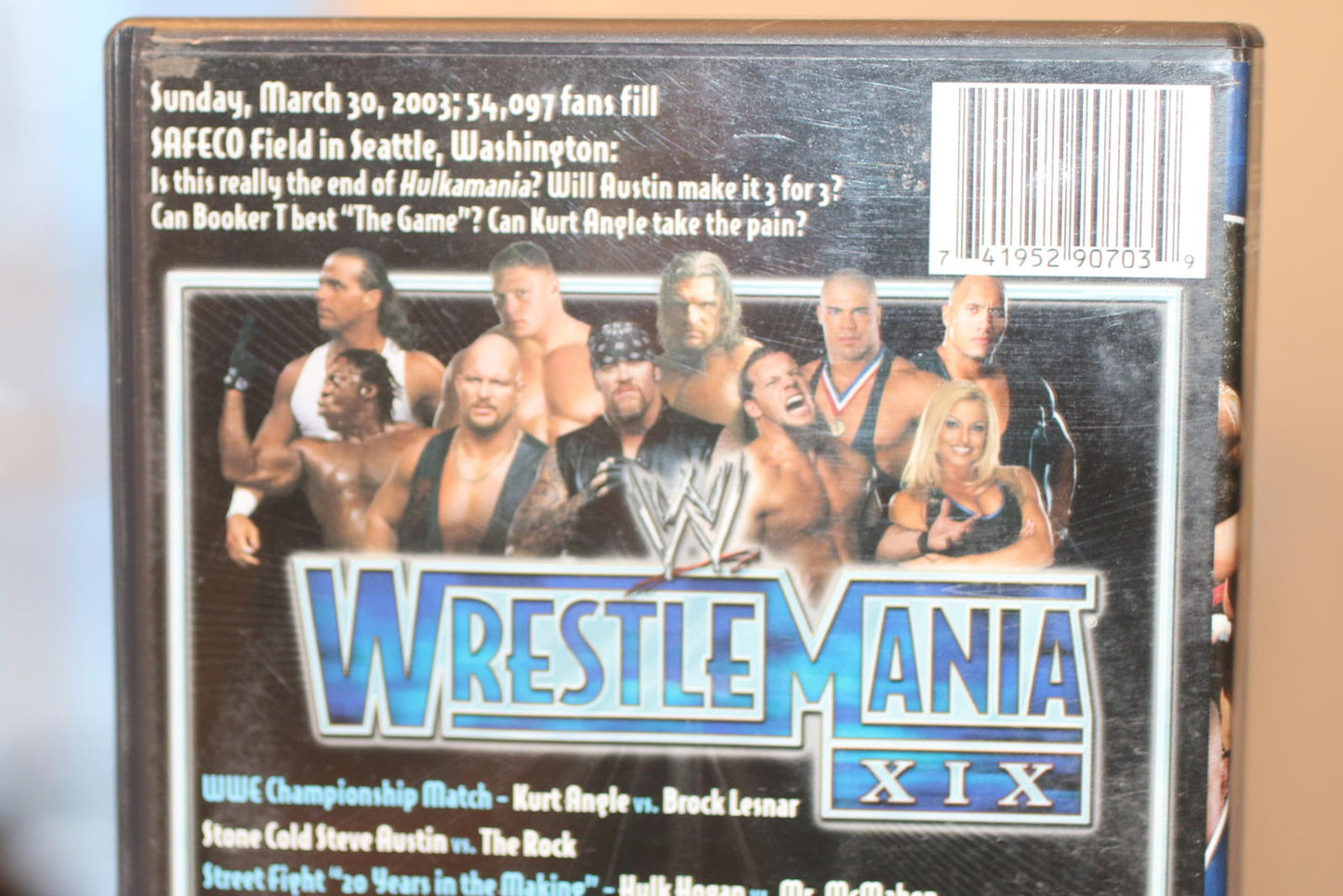 WWE WrestleMania XIX DVD - March 30, 2003 Hulk Hogan