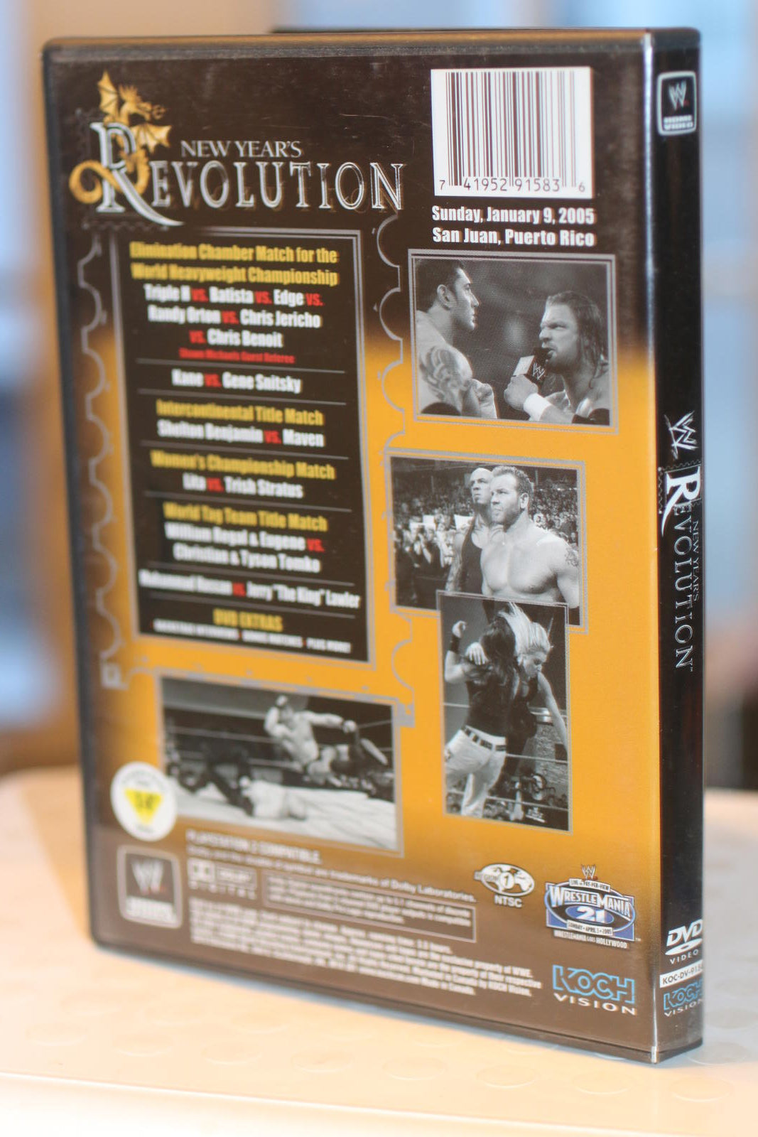 WWE New Year's Revolution DVD - January 9, 2005 Event