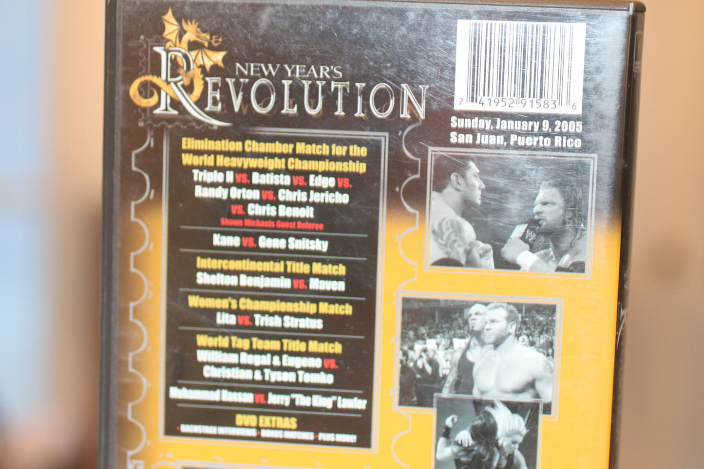 WWE New Year's Revolution DVD - January 9, 2005 Event