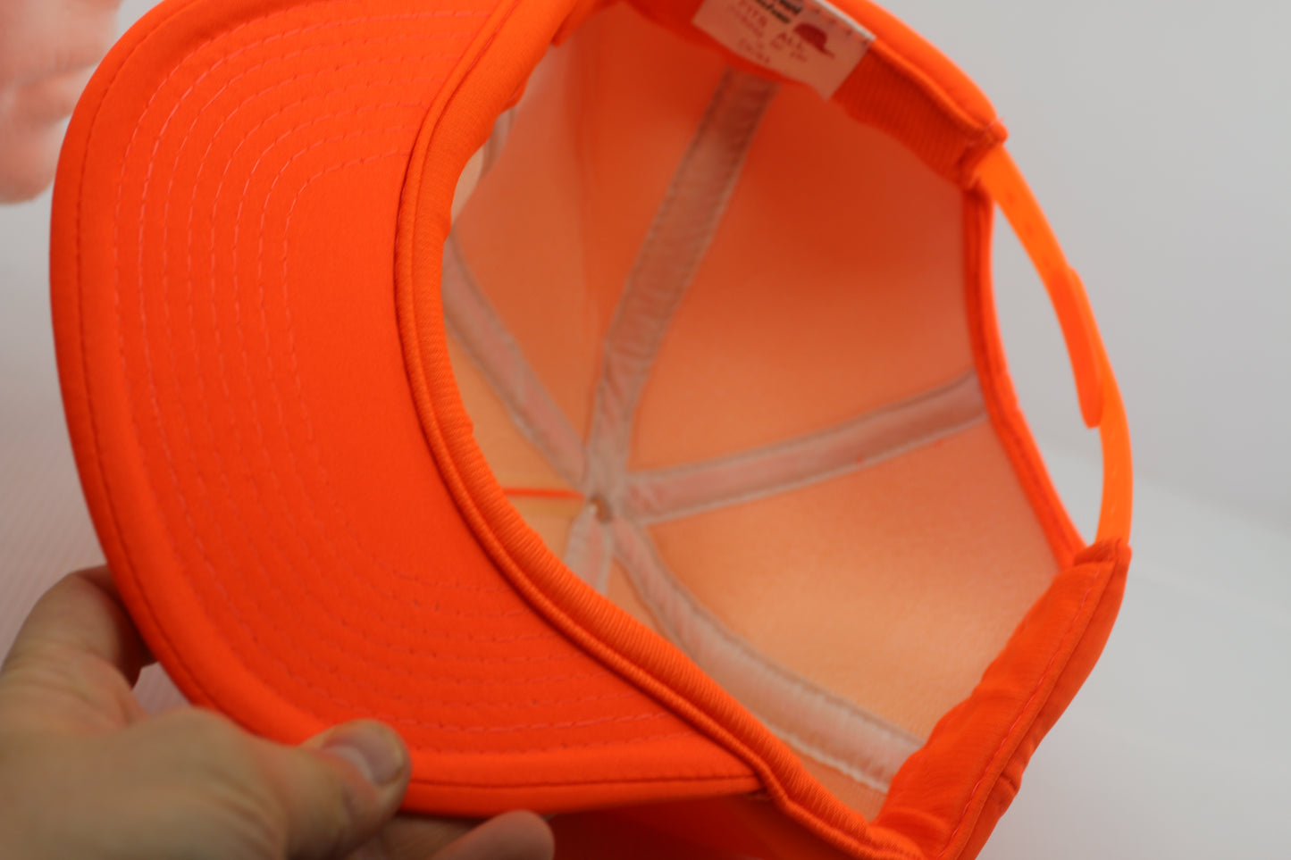 Vintage W.G. Yates & Sons Orange Safety Cap Construction Philadelphia MS #1