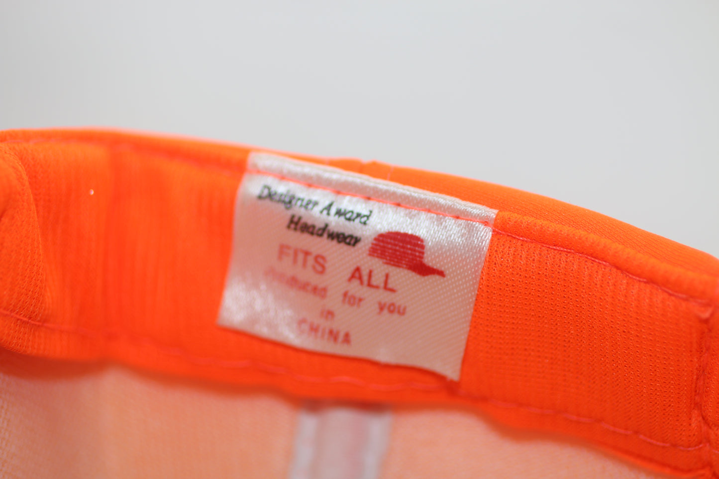 Vintage W.G. Yates & Sons Orange Safety Cap Construction Philadelphia MS #1