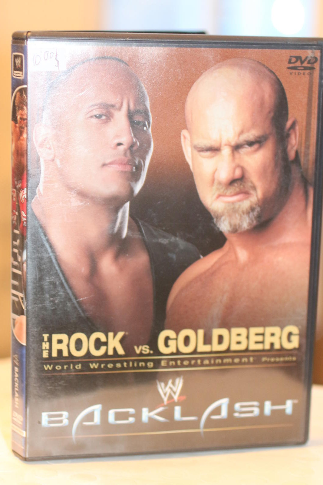 WWE: Backlash 2003 (DVD) The Rock vs Goldberg Lesnar Triple H Kane Cena Jericho