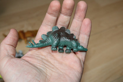 Marx Style [Made In Hong Kong] Dinosaur Stegosaurus Prehistoric Vintage Figure