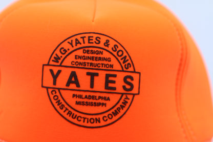 Vintage W.G. Yates & Sons Orange Safety Cap Construction Philadelphia MS #2