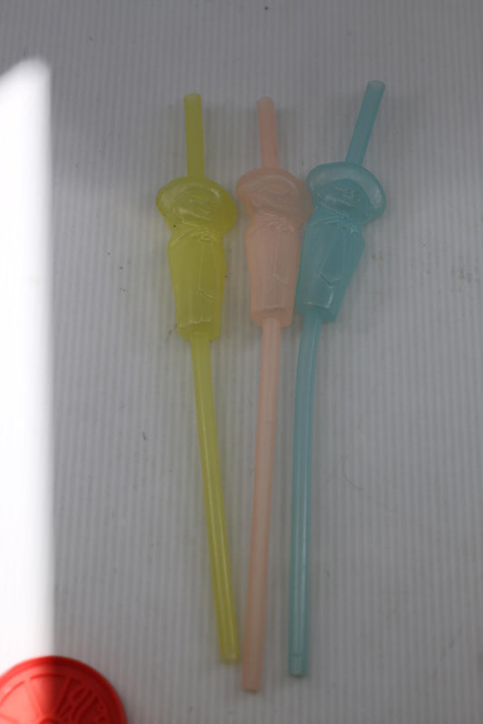 MCDONALD'S HAPPY MEAL Toys Lot of 3 Plastic Drinking zorro charactere