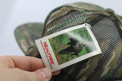 Vintage Yates Construction Camo Snapback Hat NOS w/ Tags Made USA