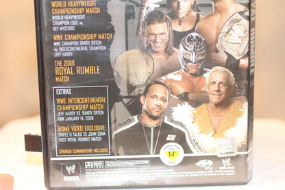 WWE - Royal Rumble 2008 (DVD, 2008) Flair Jericho Edge Mysterio