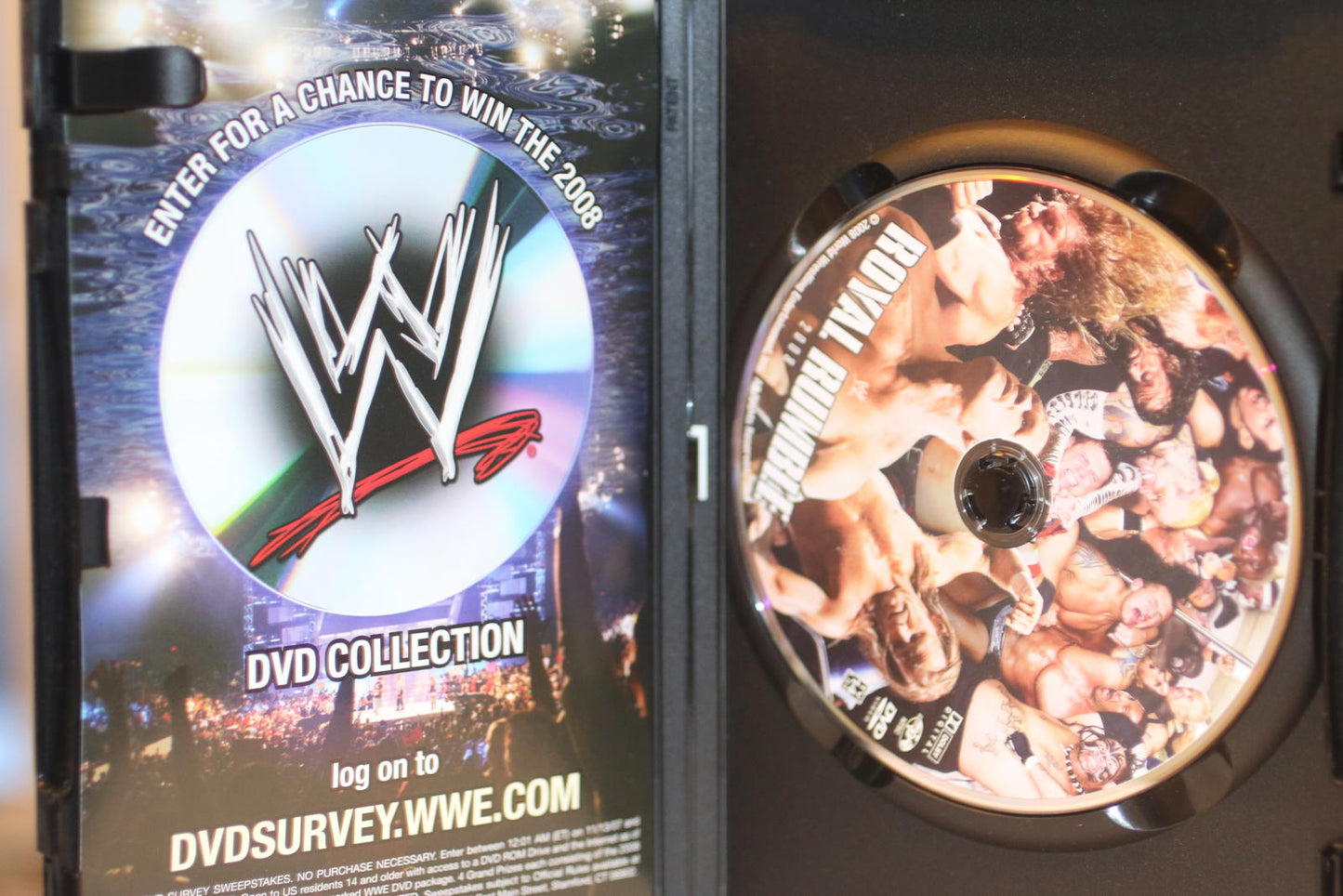 WWE - Royal Rumble 2008 (DVD, 2008) Flair Jericho Edge Mysterio