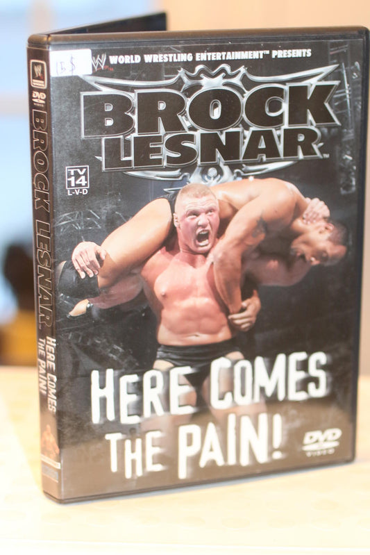 WWE Brock Lesnar: Here Comes the Pain! DVD 2003 Complete Wrestling