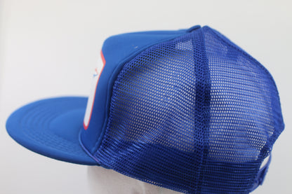 Vintage Air Force Trucker Hat Blue Mesh Snapback Promo Style Cap