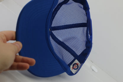 Vintage Air Force Trucker Hat Blue Mesh Snapback Promo Style Cap