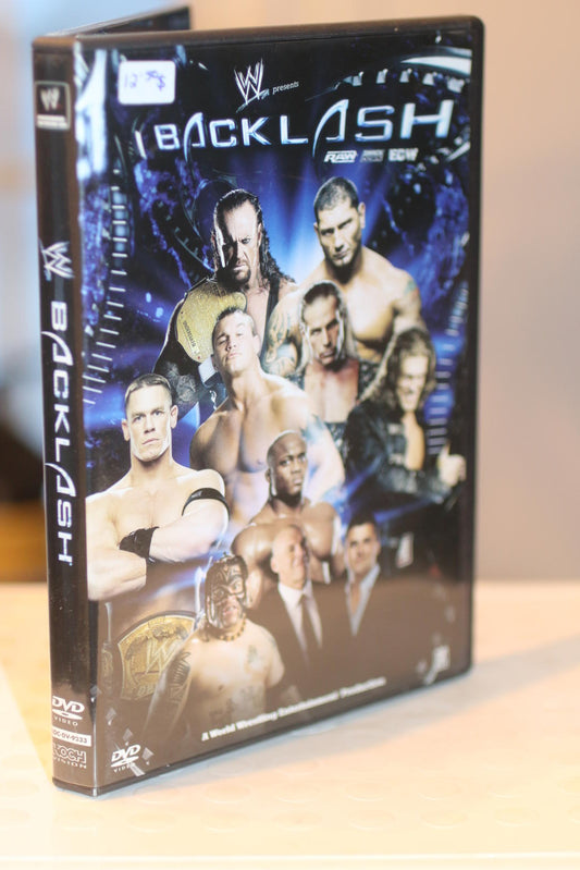 Backlash (2007) (DVD, 2007) WWE Umaga Vince John Cena MVP Bobby Lashley