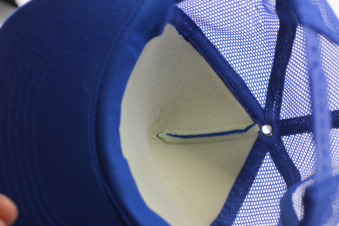 Vintage Air Force Trucker Hat Blue Mesh Snapback Promo Style Cap