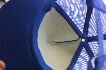 Vintage Air Force Trucker Hat Blue Mesh Snapback Promo Style Cap