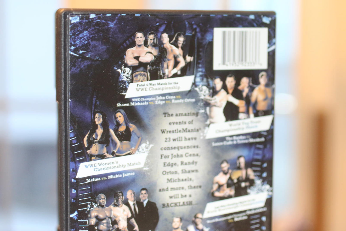 Backlash (2007) (DVD, 2007) WWE Umaga Vince John Cena MVP Bobby Lashley