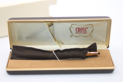 Vintage Cross Pen Set 1/20 10K Gold Filled with Box miss the pencil