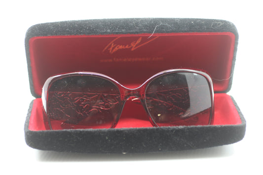 italy heart design sunglasses 83215 w/ carrying box glasses case faniel