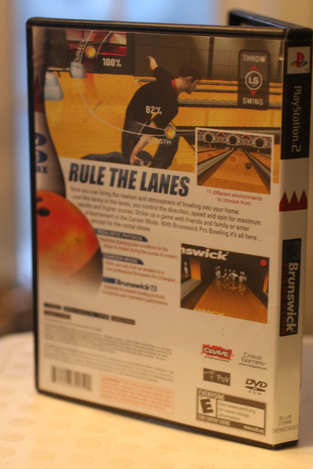 Brunswick Pro Bowling PlayStation 2 Video Game