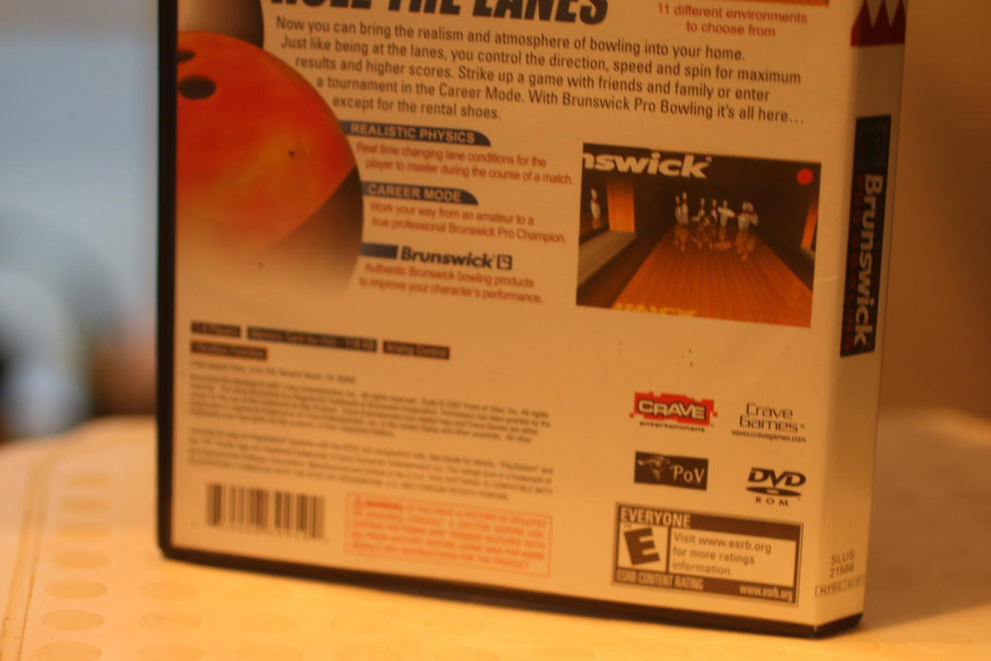 Brunswick Pro Bowling PlayStation 2 Video Game