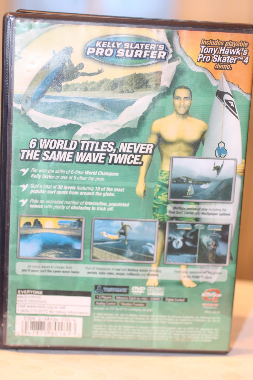 Kelly Slater's Pro Surfer PlayStation 2 Video Game Complete in box