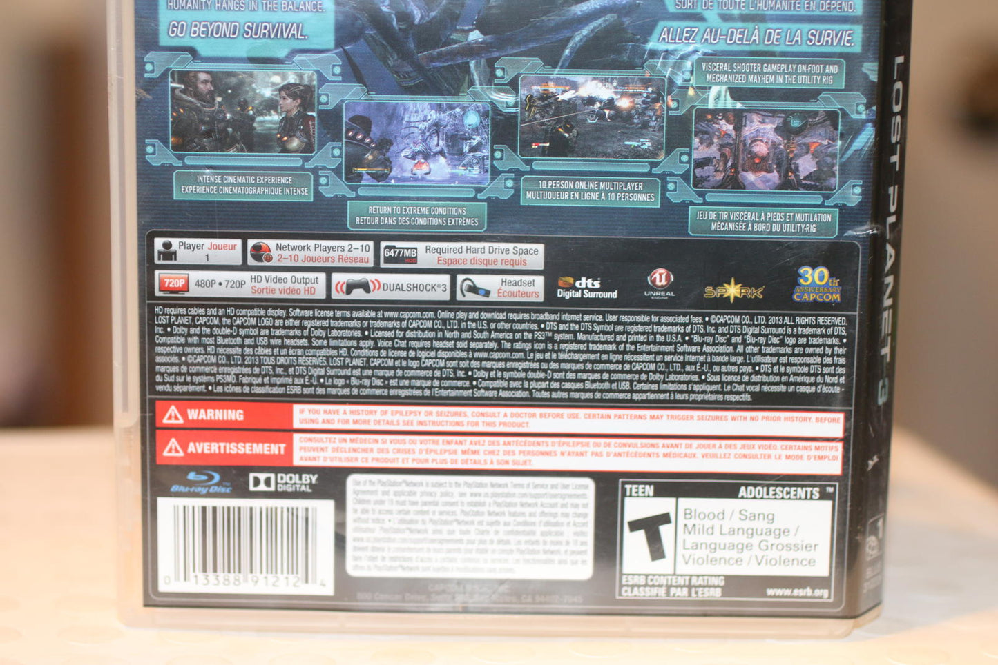 Lost Planet 3 PlayStation 3 Video Game PS3