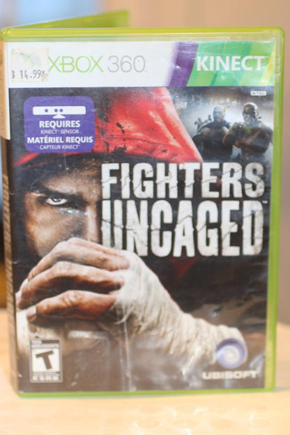 Fighters Uncaged Xbox 360 Kinect Video Game