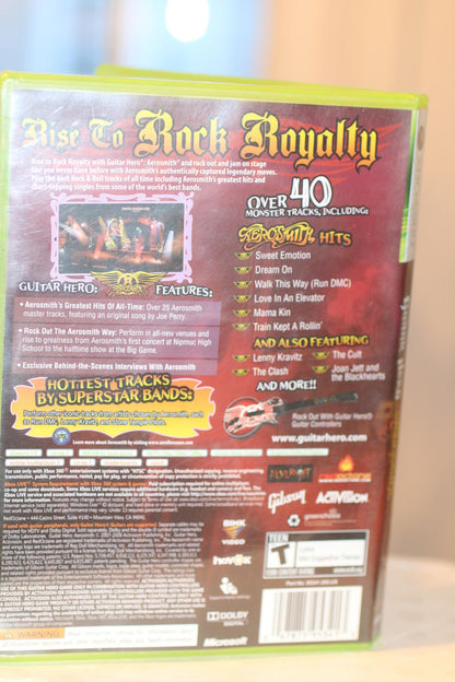 Guitar Hero Aerosmith Xbox 360 Video Game