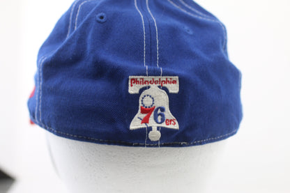 Vintage Philadelphia 76ers Sixers New Era Hardwood Classics Cap Sun Faded