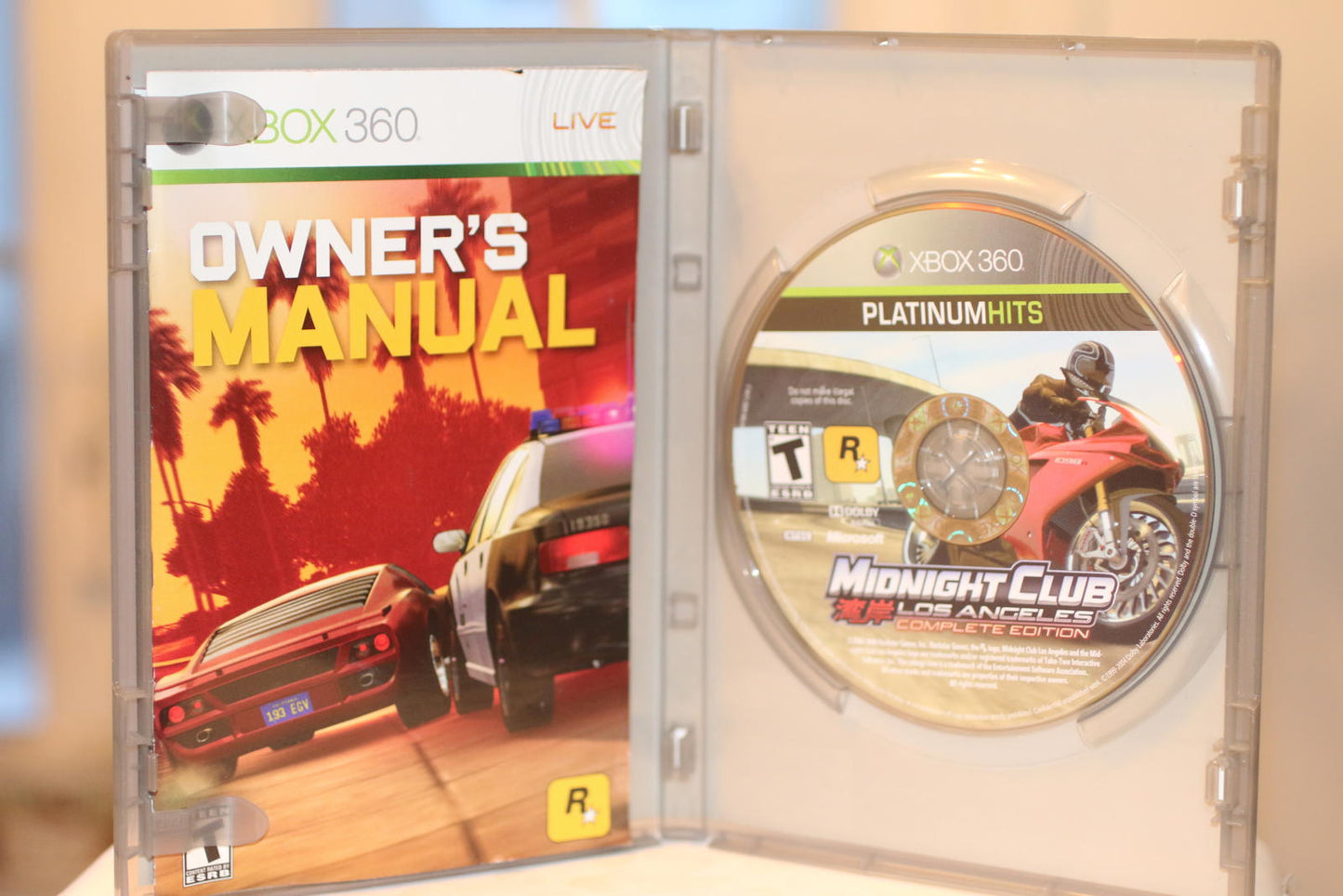Midnight Club Los Angeles Complete Edition Xbox 360 Platinum Hits