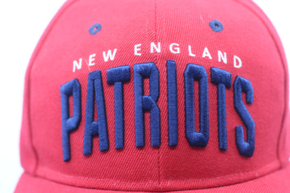 New England Patriots Snapback Cap Hat – NFL Budweiser Patch – Red/Navy – Adult OSFM