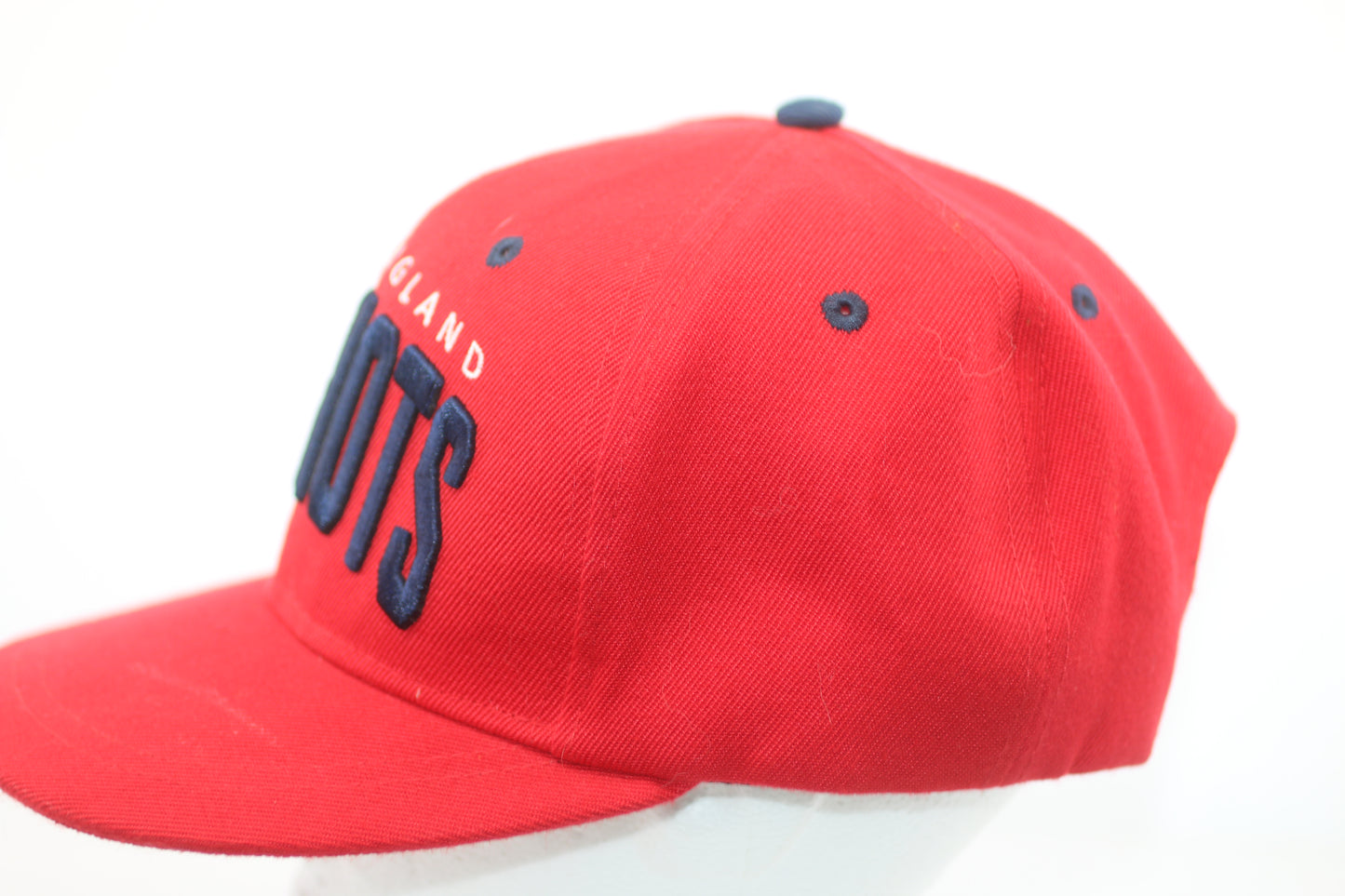 New England Patriots Snapback Cap Hat – NFL Budweiser Patch – Red/Navy – Adult OSFM