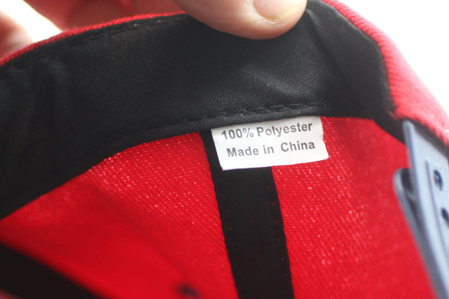 New England Patriots Snapback Cap Hat – NFL Budweiser Patch – Red/Navy – Adult OSFM