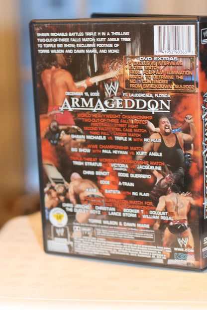WWE Armageddon 2002 DVD - Wrestling Championship Matches
