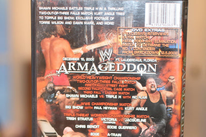 WWE Armageddon 2002 DVD - Wrestling Championship Matches