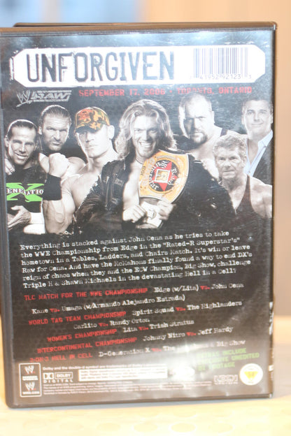 WWE Unforgiven 2006 DVD - Wrestling Event