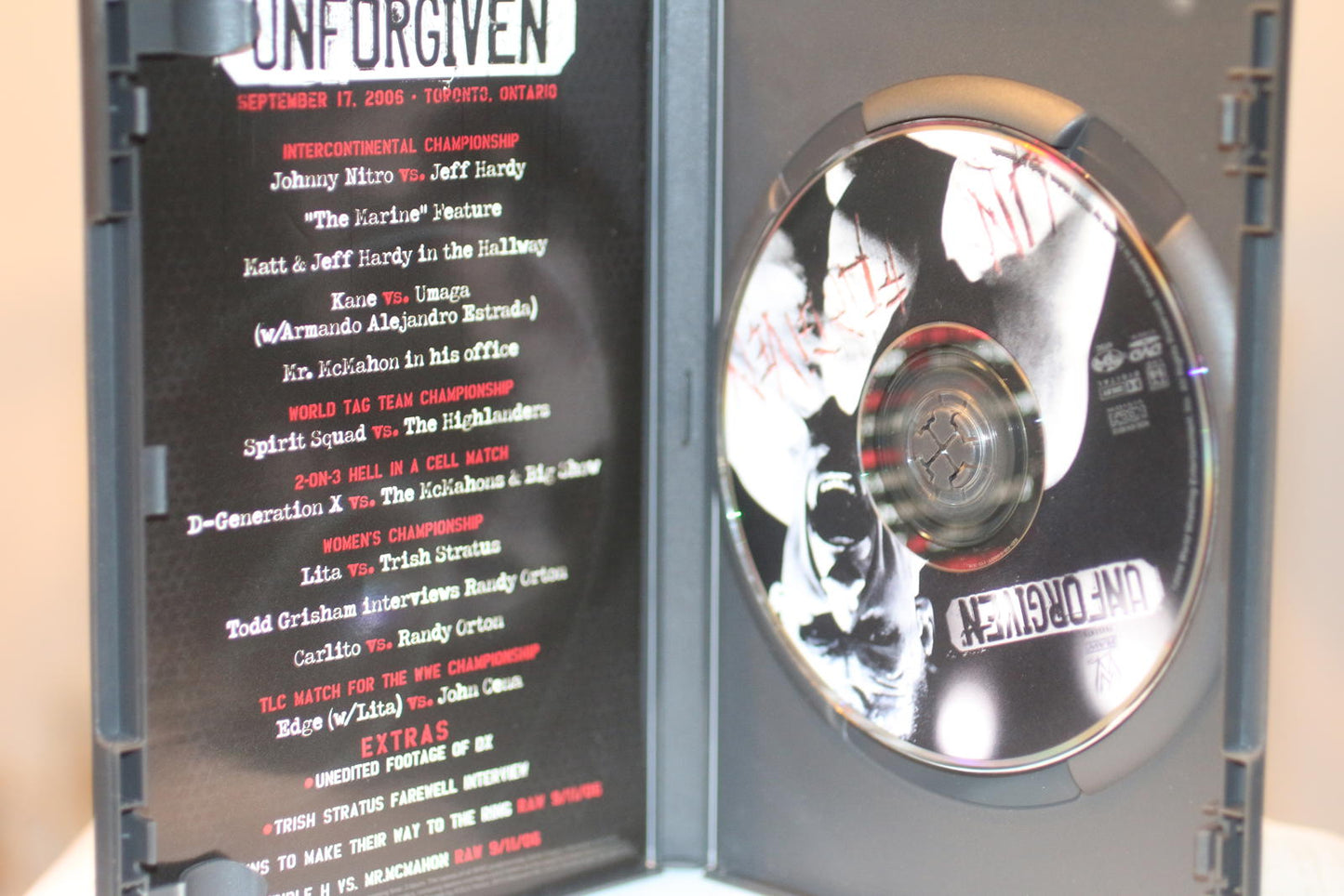 WWE Unforgiven 2006 DVD - Wrestling Event