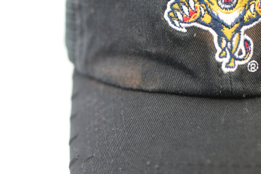 Florida Panthers NHL Trucker Cap Black Mesh Snapback – Very Worn – Authentic