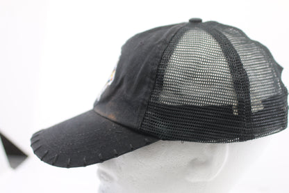 Florida Panthers NHL Trucker Cap Black Mesh Snapback – Very Worn – Authentic