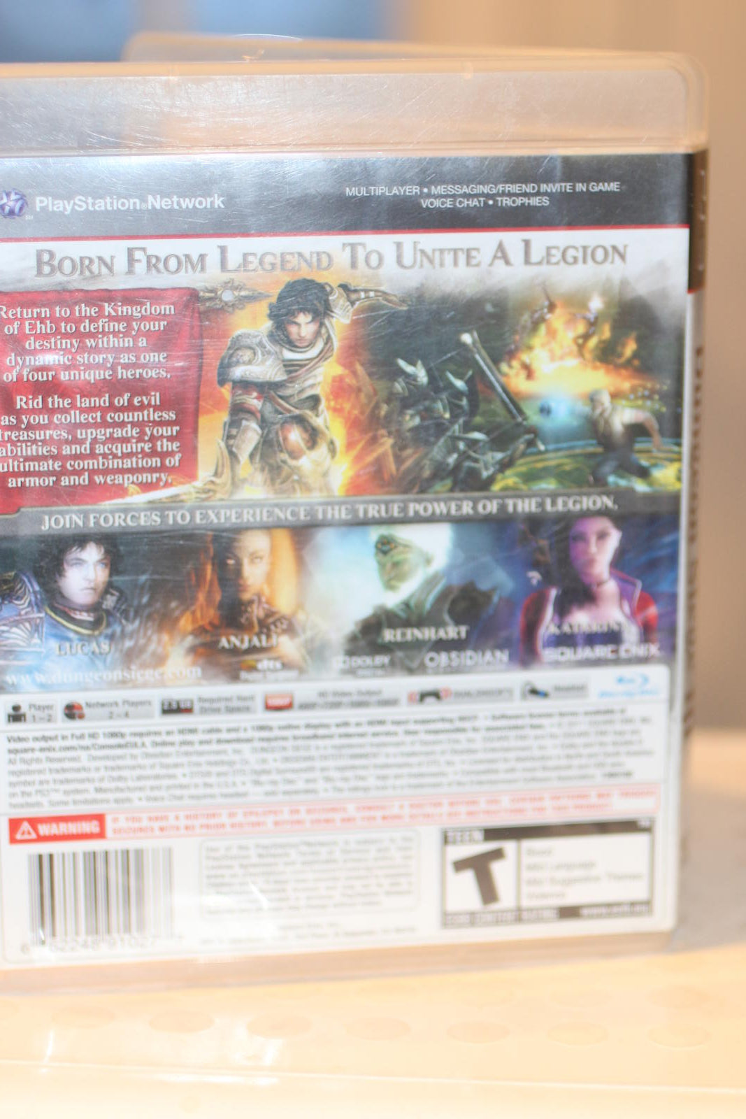Dungeon Siege III PS3 Video Game PLay station 3 Complete in box with Manual