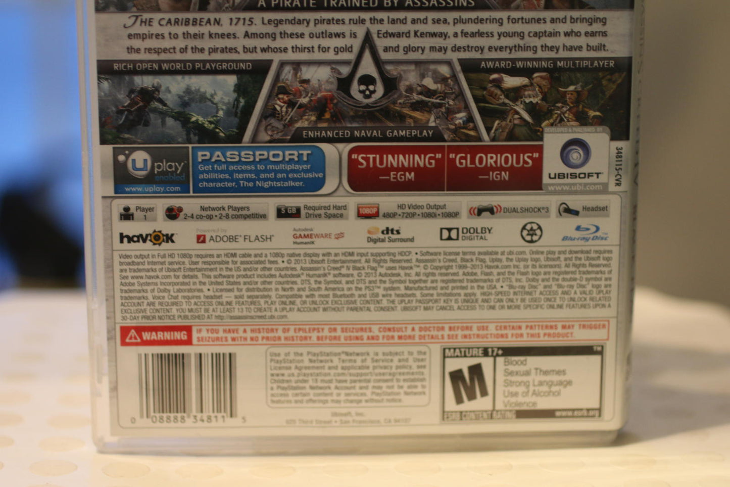Assassin's Creed IV Black Flag PS3 Game