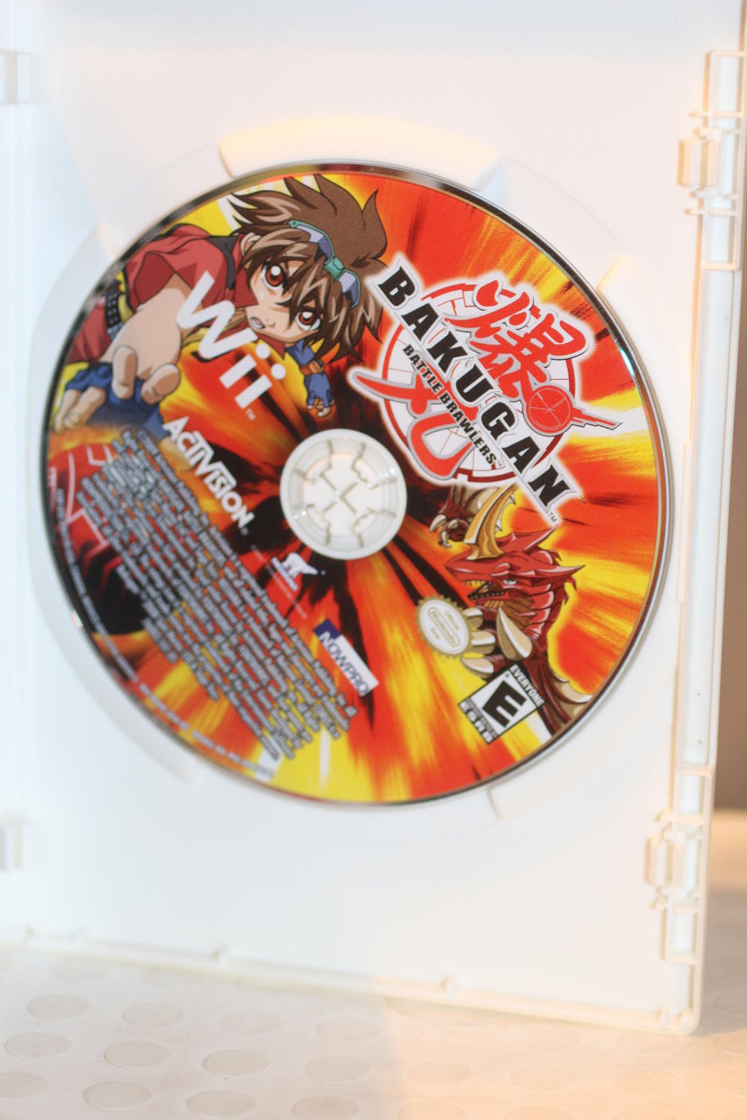 Bakugan Battle Brawlers Wii Game Comes with wrong Bakugan case
