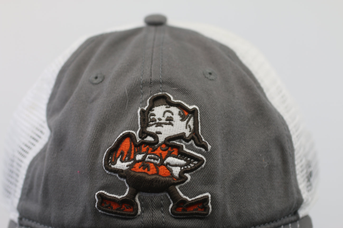 Vintage Cleveland Browns NFL Trucker Hat Fanatics Pro Line Mesh Snapback Cap