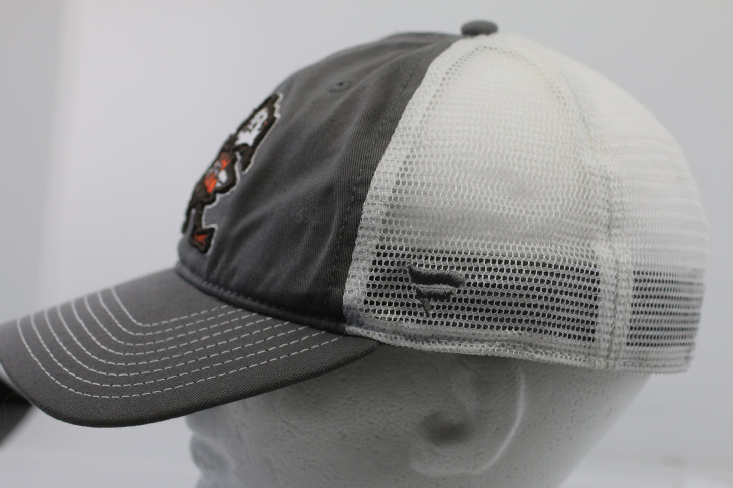 Vintage Cleveland Browns NFL Trucker Hat Fanatics Pro Line Mesh Snapback Cap