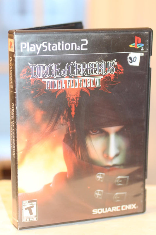 Final Fantasy VII: Dirge of Cerberus (Sony PlayStation 2, 2006) No Manual