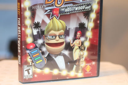 Buzz! The Hollywood Quiz PlayStation 2 VIDEO Game NO CONTROLLER