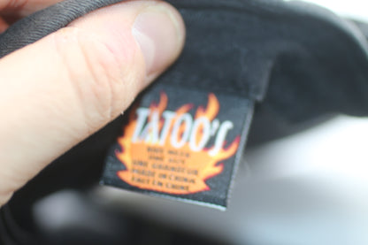 Vintage Motorcycle Cap “Old Time Tradition” Eagle Patch Black Dad Hat | 100% Cotton Biker Hat